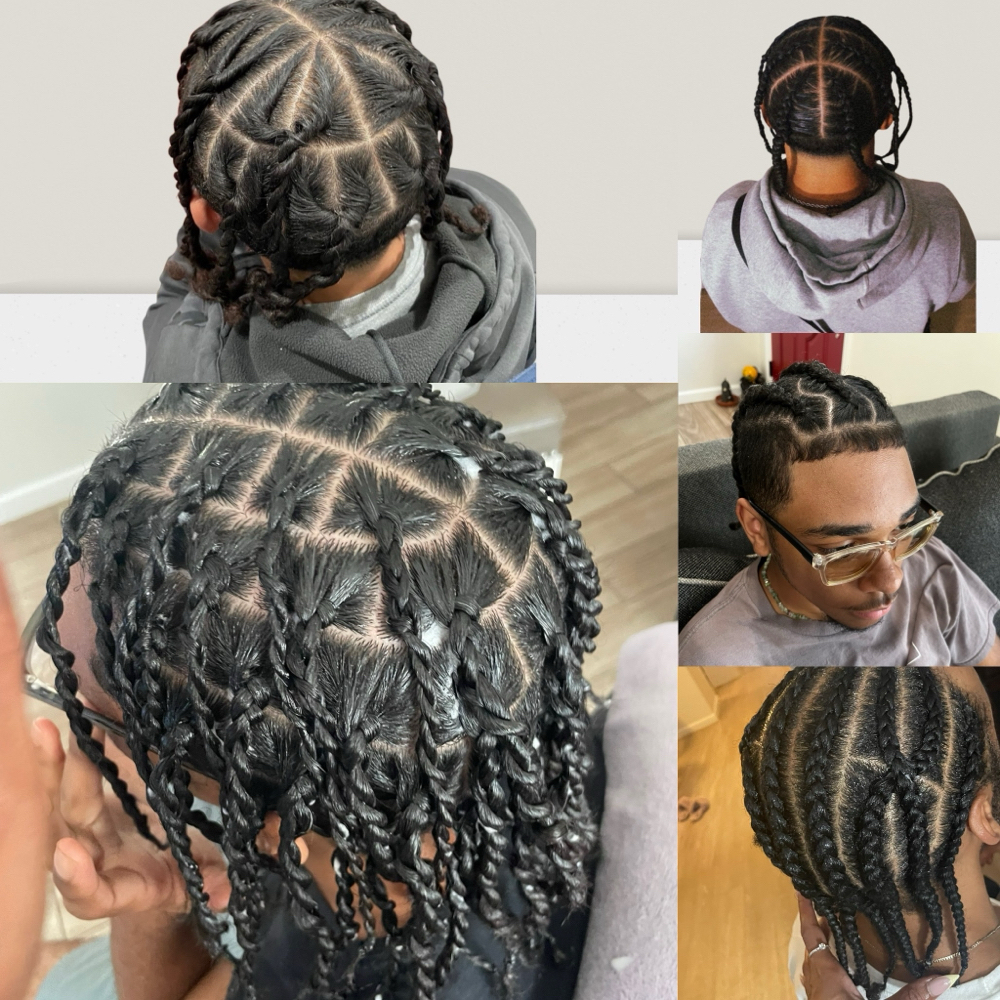 Mens Braids at Mixedbeautystylez in Wethersfield, CT