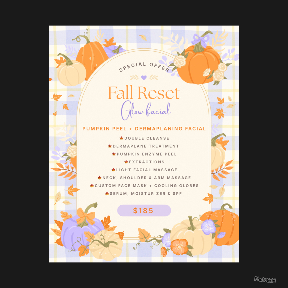 🍁 Fall Reset Glow Facial ✨ at Karina’s Beauty Spa, LLC in Springfield, VA