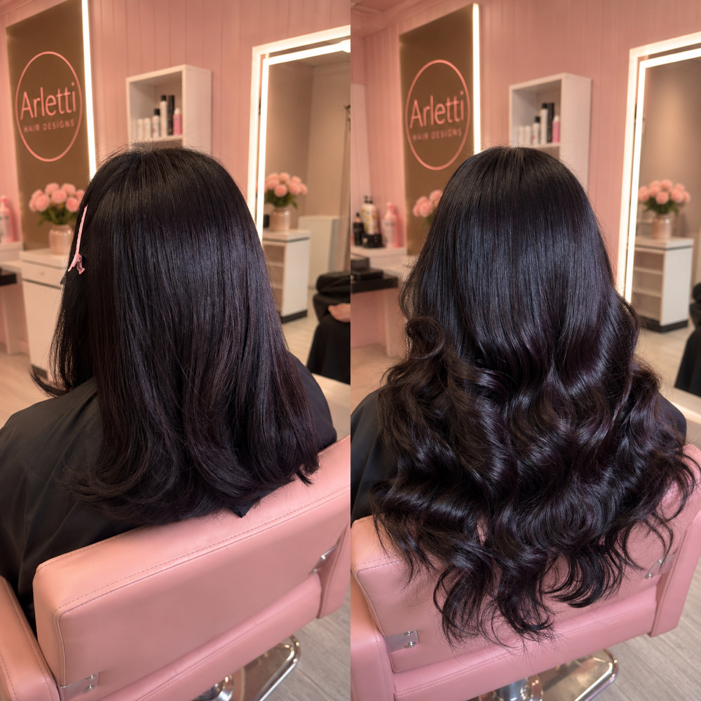 Tape In Extensions Installs at Arletti Hair Designs in Crofton, MD