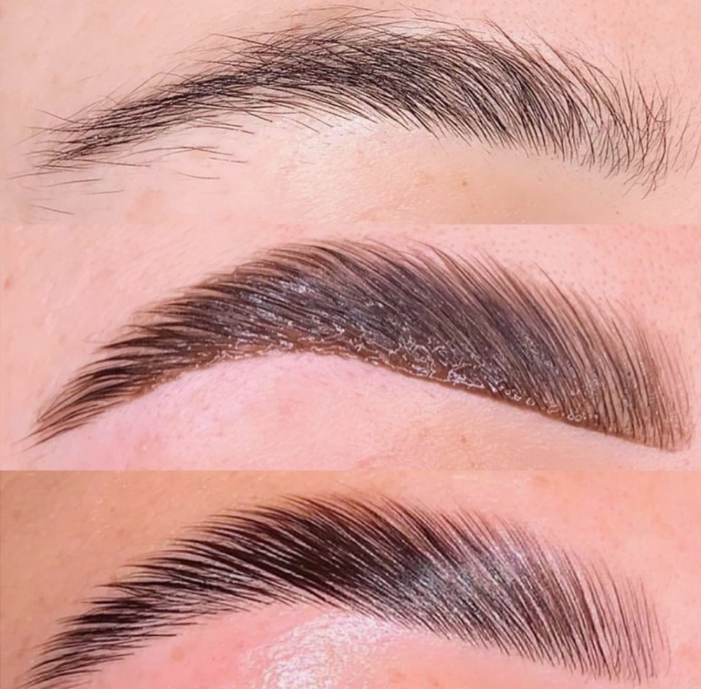 Brow Lamination with Tint