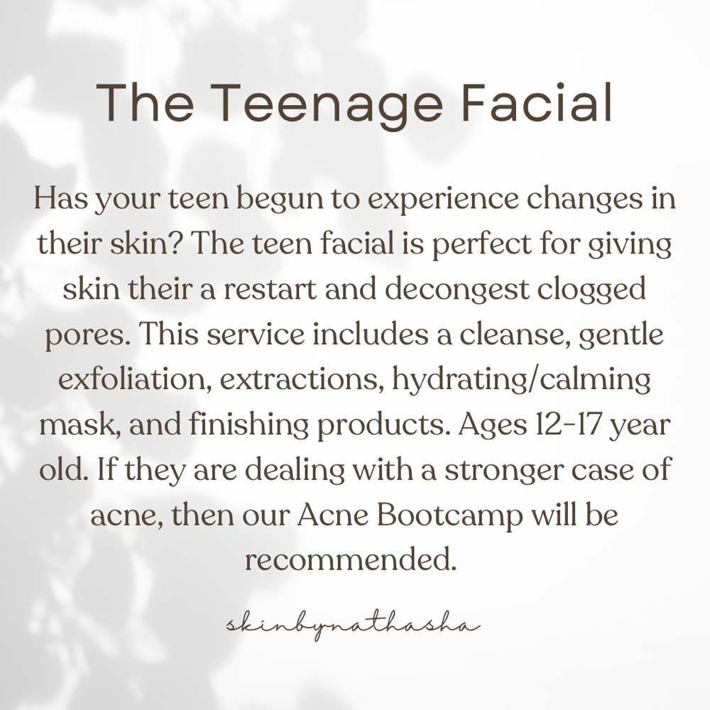 Teenage Facial