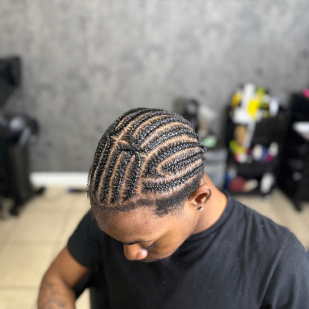 Men’s Braids at Ken Kreationz in ACRES, FL