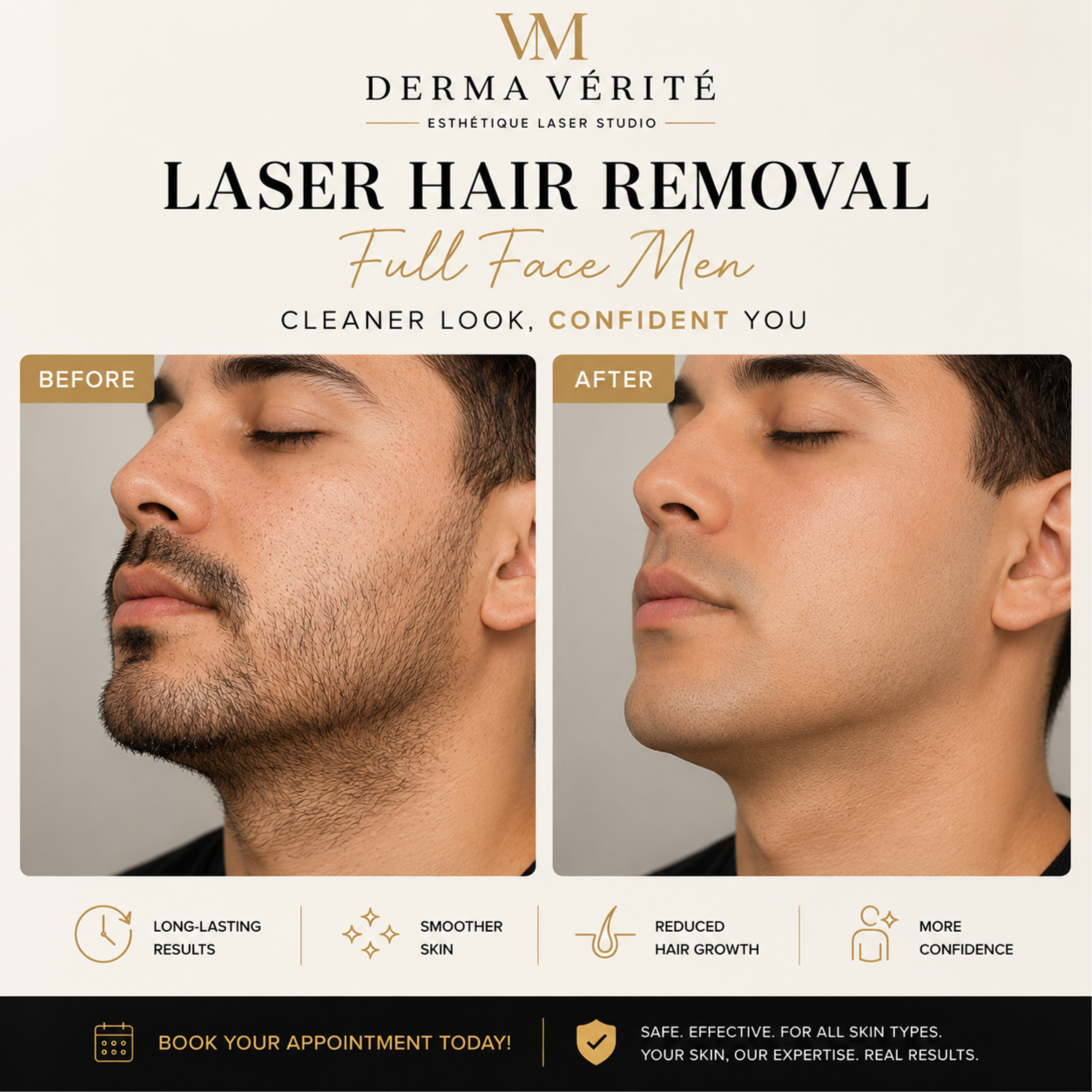 Full Face Men at Derma Verite Esthetique Laser Studio in Elmhurst, NY