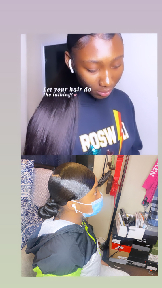 Basic Ponytail at Touched bylaneise in Long Beach, CA