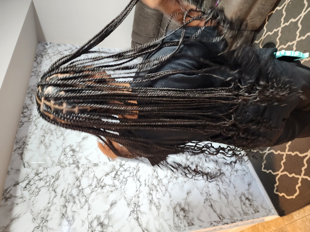 #knotlessbraid