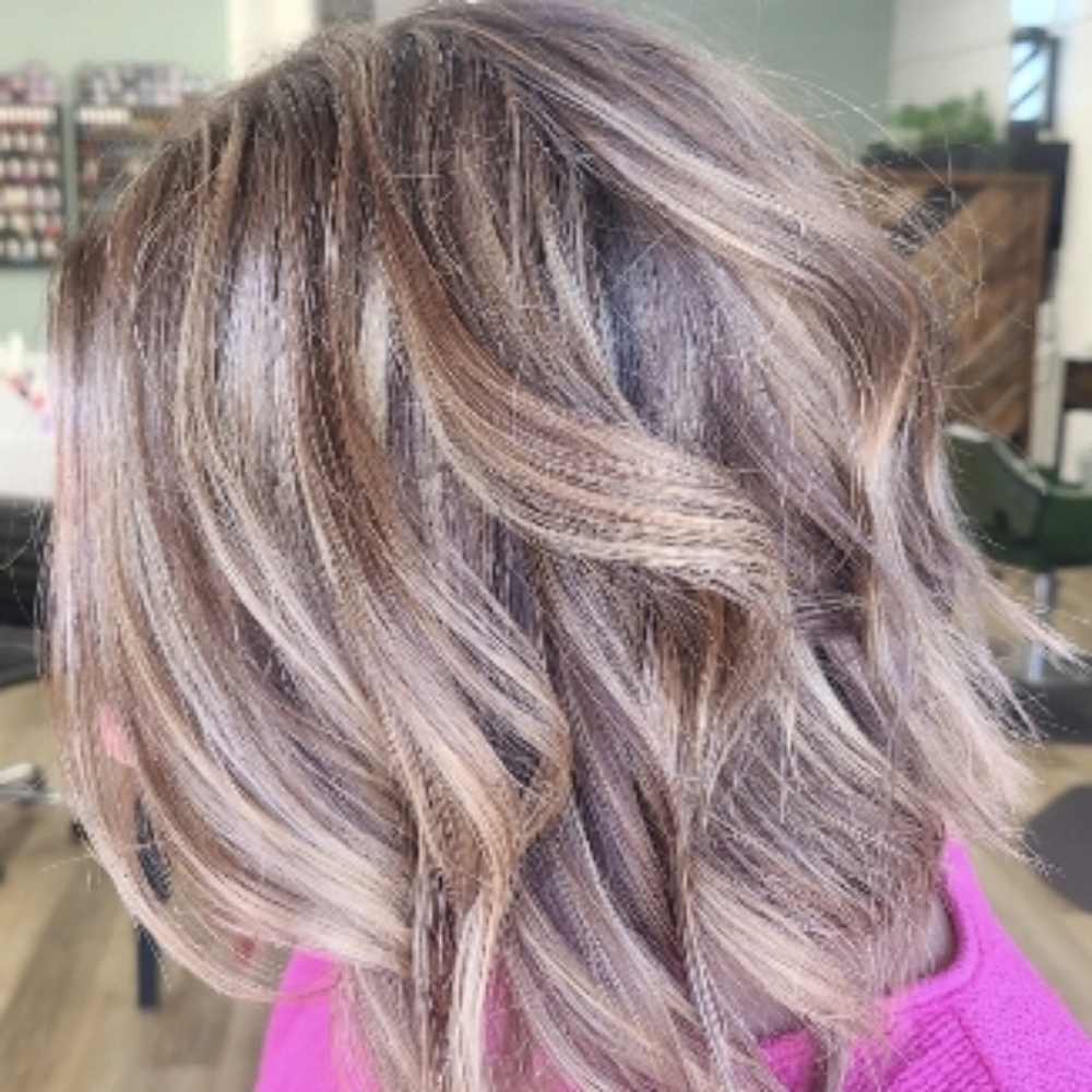 Gray Coverage W/ Highlights at Nolan Taylor Salon in Oxford, MS