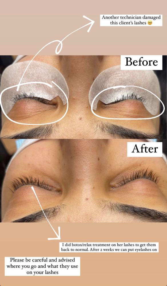 Lash Lift Relax/Restore+Lash Botox