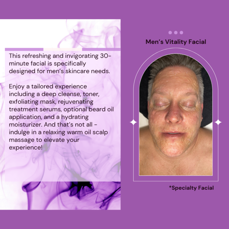 Men’s Vitality Facial at T.L.C. Skin Esthetics Studio in Brookfield, WI