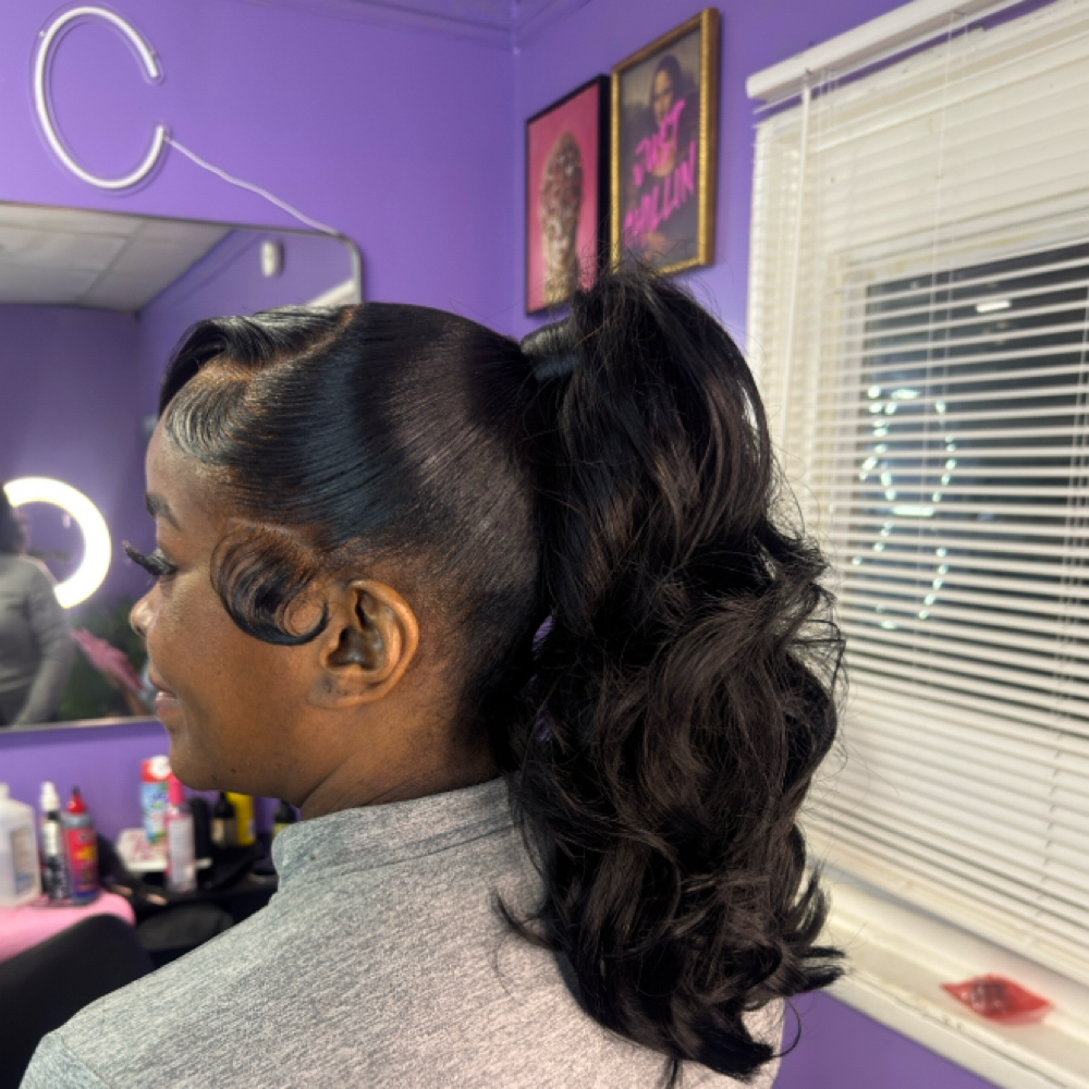 Frontal Ponytail at Chanele Xtensions in Millville, NJ