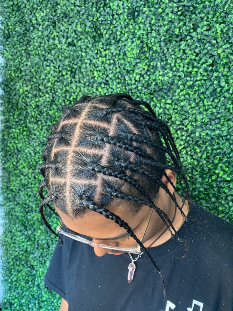 Mens Box Braids