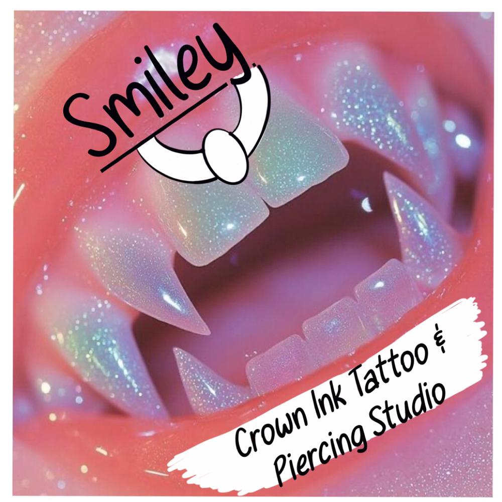 Smiley at The crown ink studio in Corpus Christi, TX