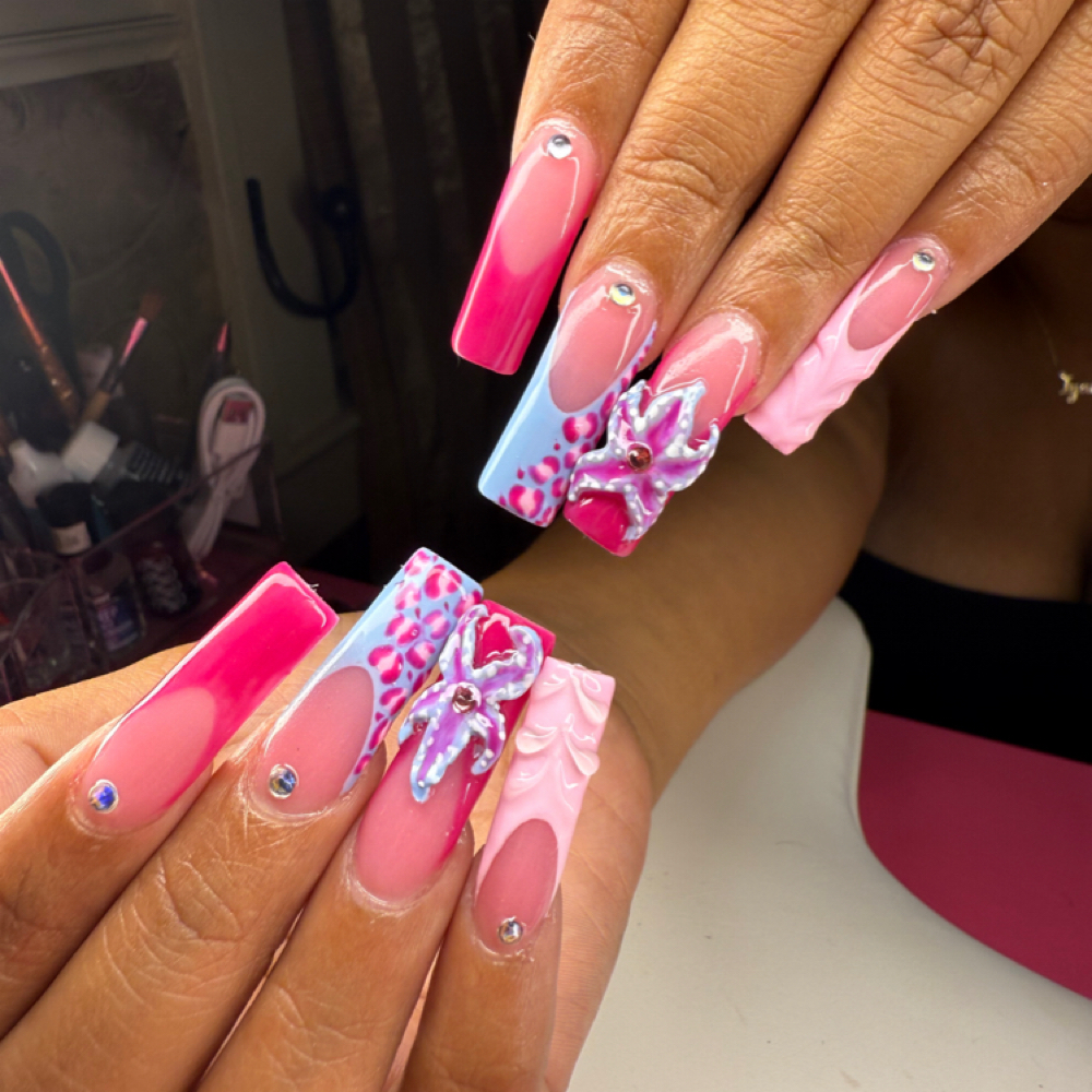 XXLong Acrylic Fill In at Nail'd By Bella in Lexington, KY