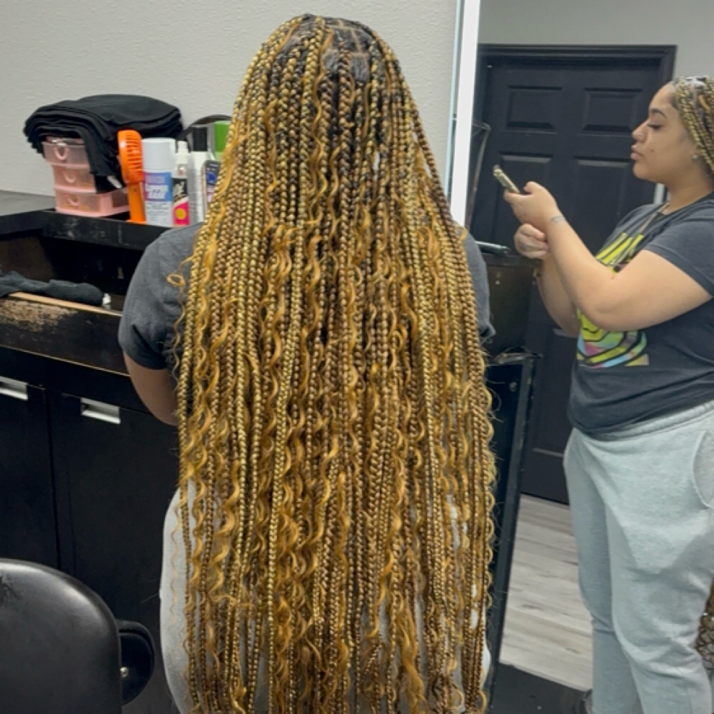 Medium Thigh Length Boho at The Braid Studio in Arlington Tx, TX