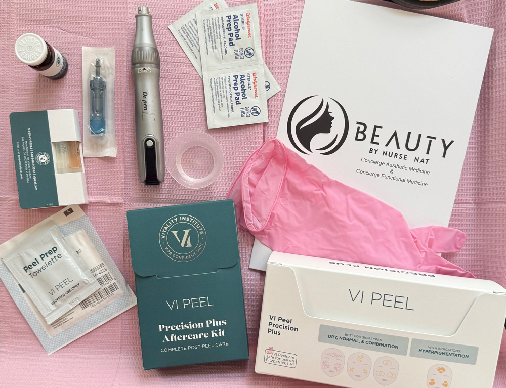 Microneedling W/ VIpeel Application at Beauty By nurse Nat in Your City, MI