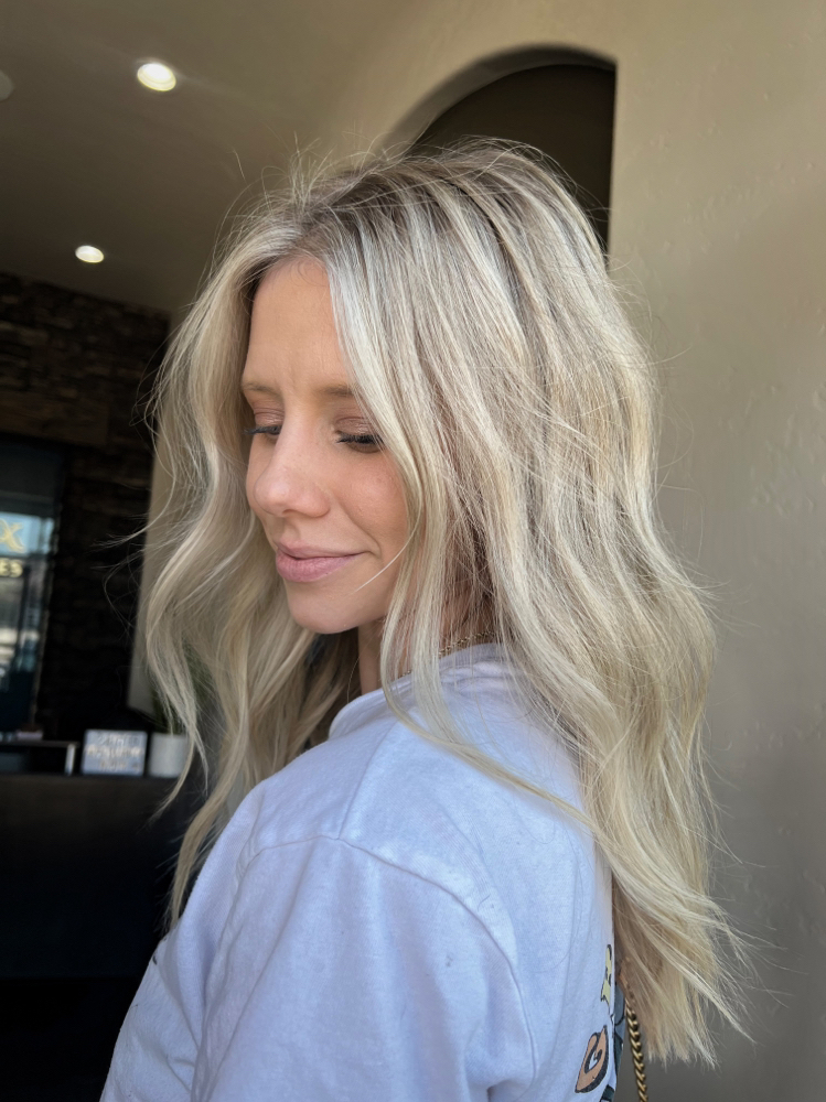 Partial Highlight, With Blow Dry