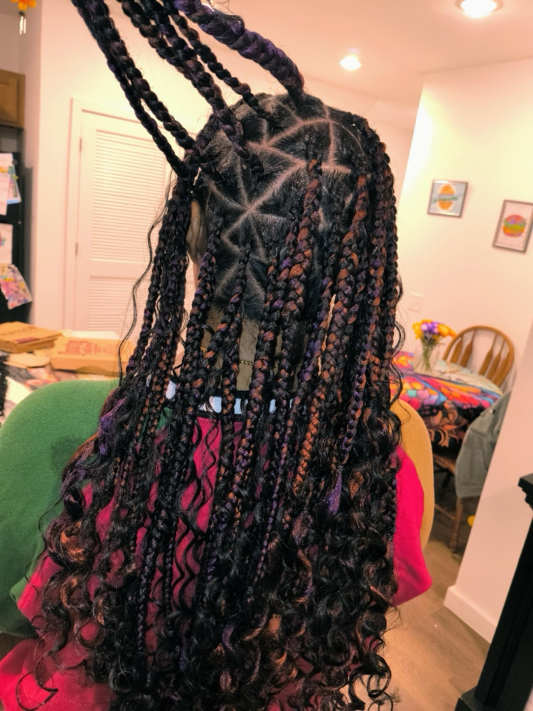 Knotless Boho Braids at Locs by Lana in Reynoldsburg, OH