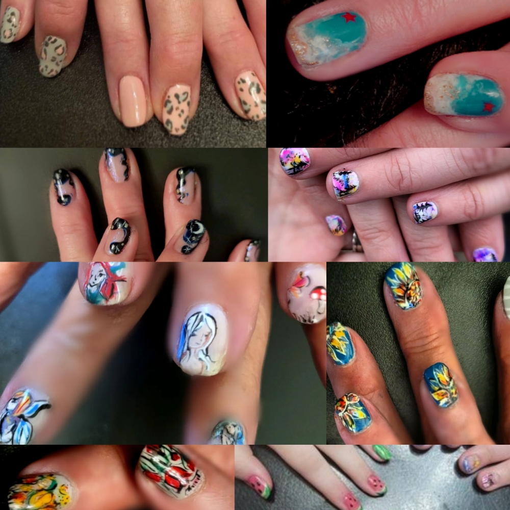 Gel Polish With Basic Art