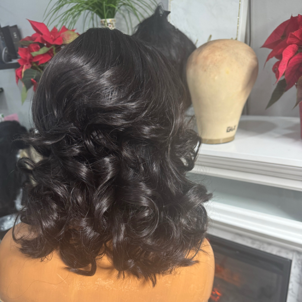 Layers And Curls at SNOW STYLES Salon in Amherst, NY