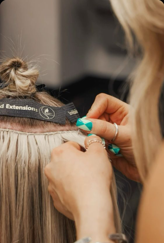 Hair Extension Install 2 Row at Hair by Carly Gregory in Scottsburg, IN
