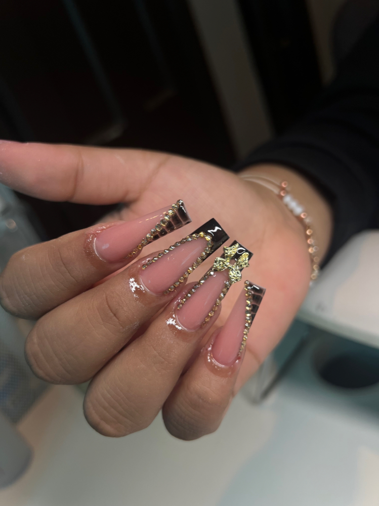 l/xl acrylic nail set
