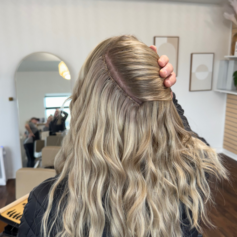 Hand-tied Extension Install at Beautiful You by Brooke in Council Bluffs, IA