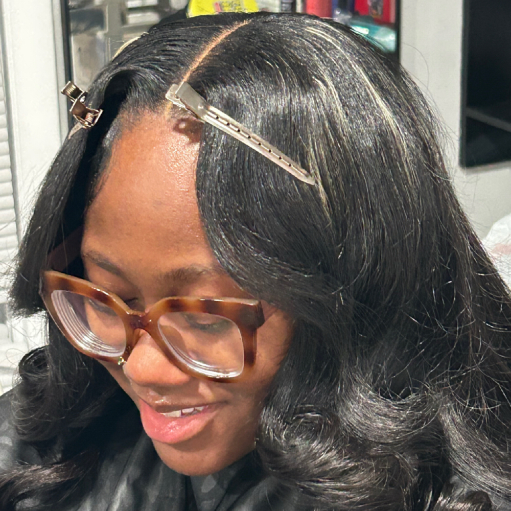 Traditional Quickweave at The Hairapist Experience in Mount morris, MI