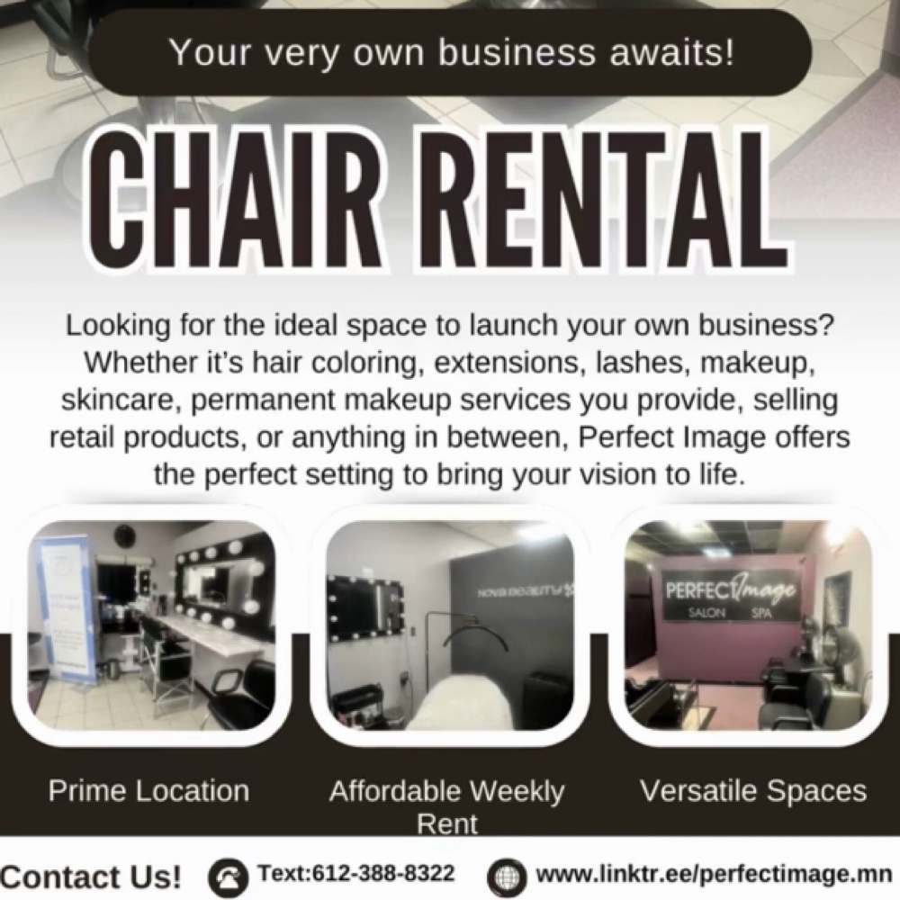 Professional Space Rental at Facials with Rachel in Maplewood, MN