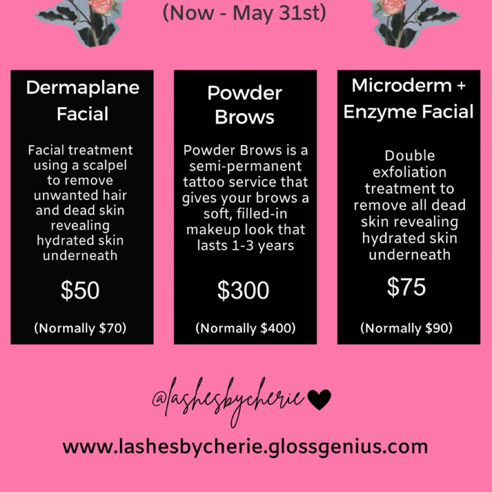 Dermaplane Facial at Lashes & PMU by Cherie in Morristown, TN