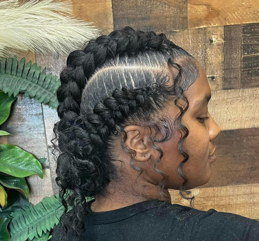 4 butterfly braids 🦋