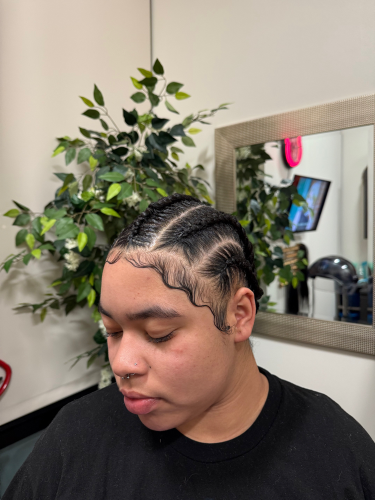 Feed In Braids 4 Or More.