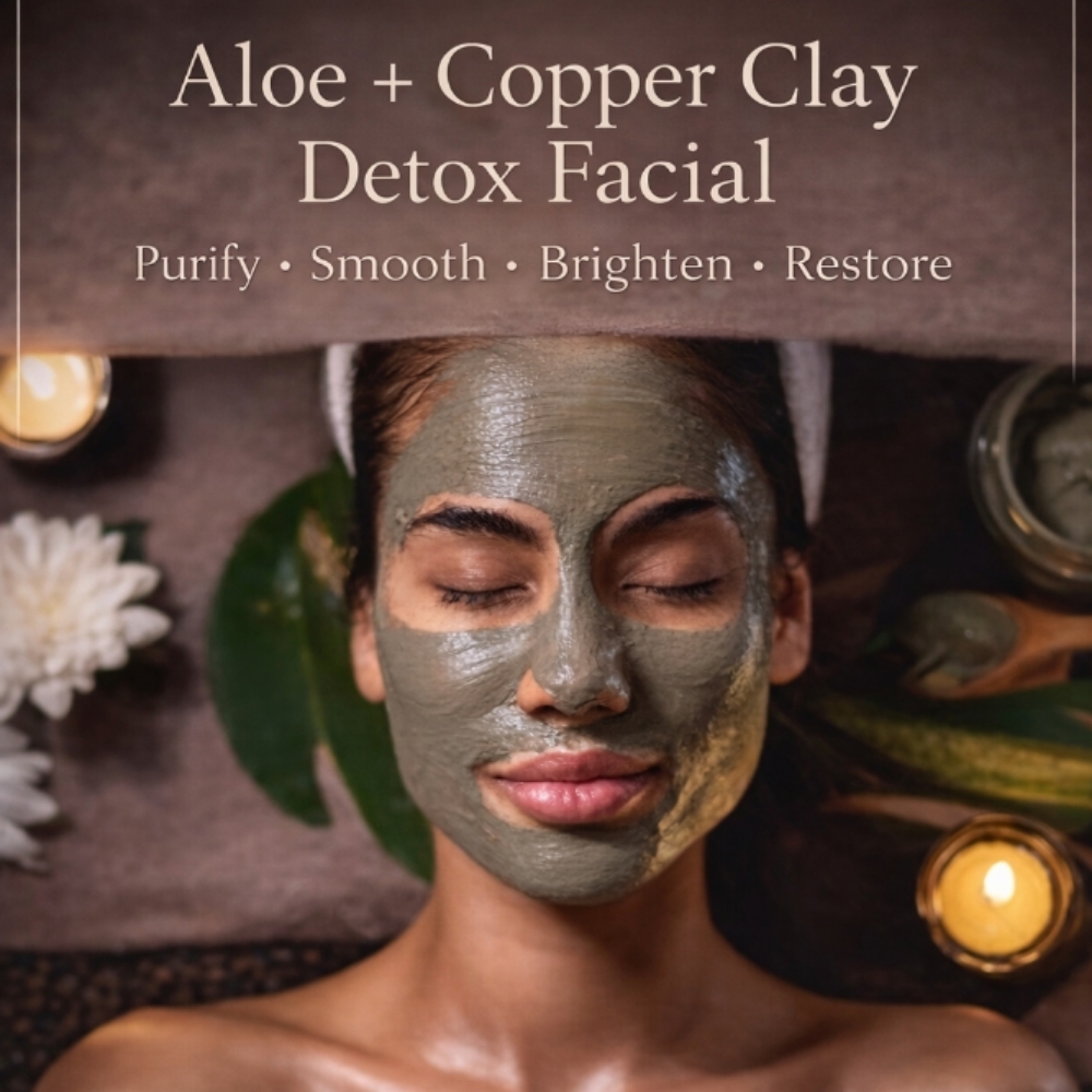 The Aloe & Copper Clay Facial at Face Palette Aesthetics in Franklin, WI