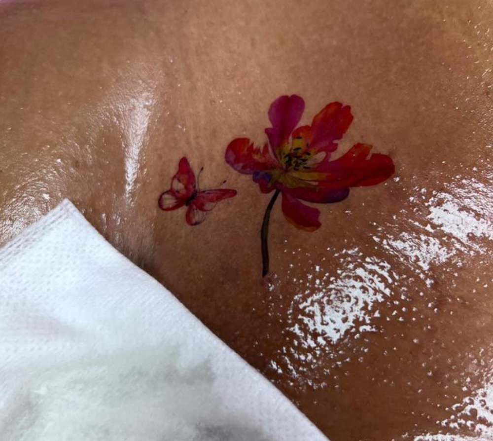 Pretty Kitty Tattoo Sticker at Dose Of Beauty in New Britain, CT