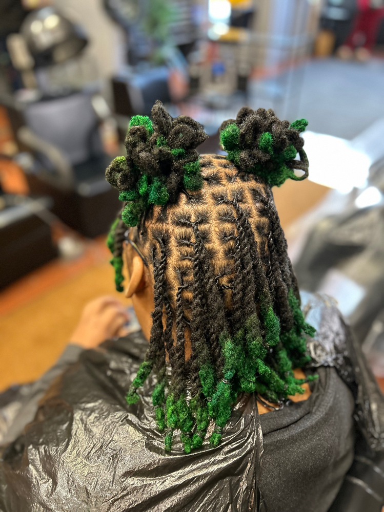 Retwist,colored,&styled