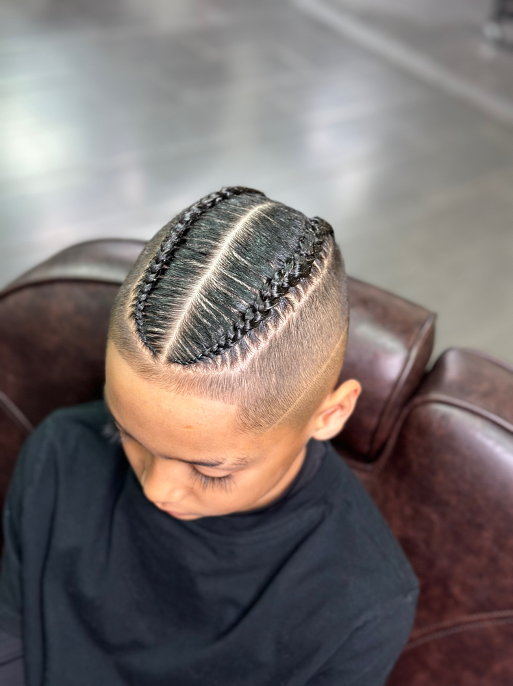 2 Braids with Natural Hair