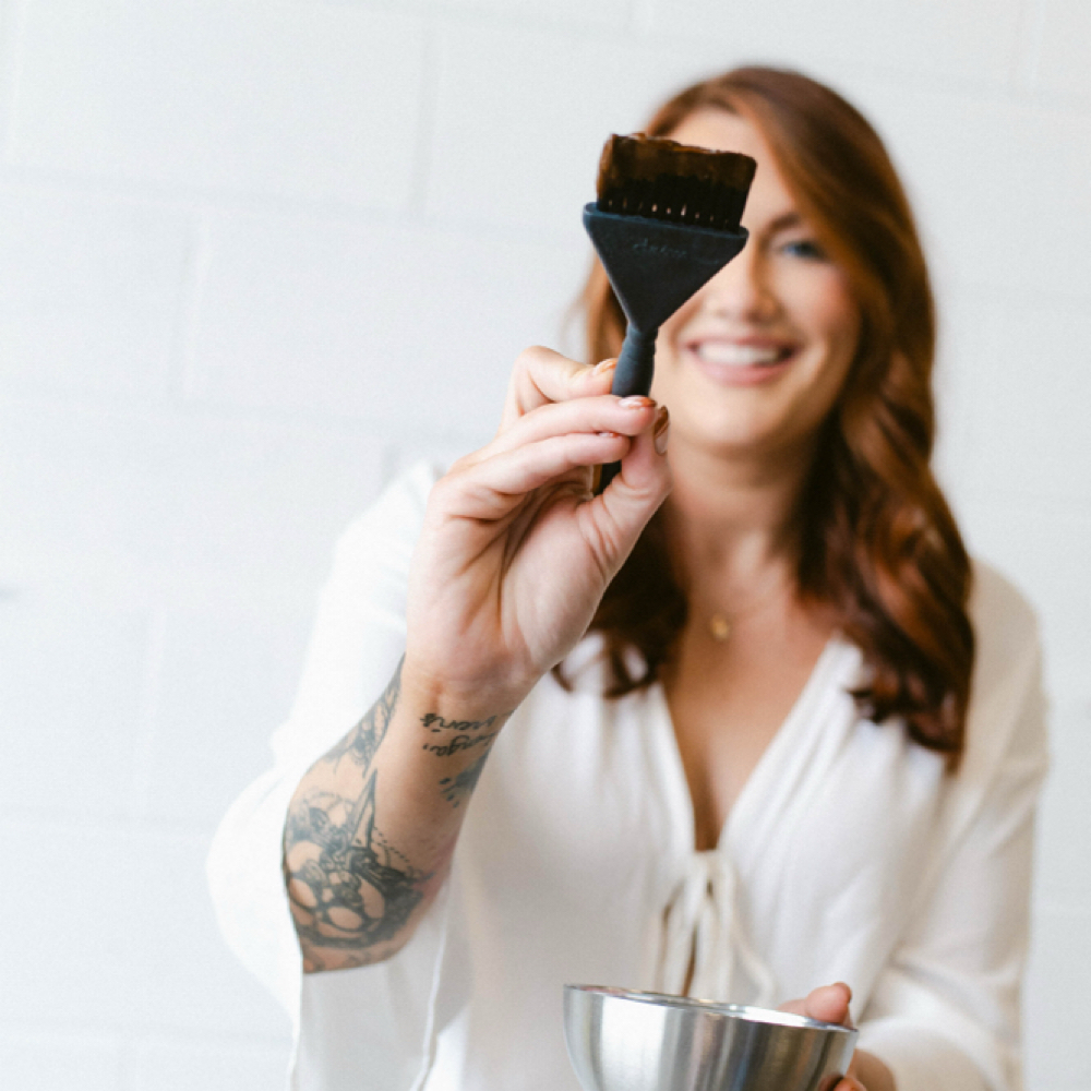 All Over Color Session at KM Hair Studio in Virginia Beach, VA