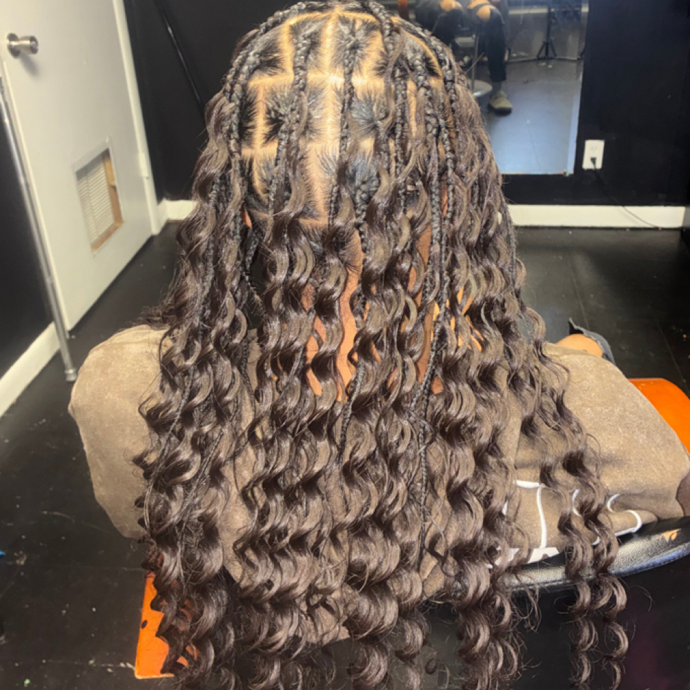 Miracle knot braids at Ms. Waxaholic’s Bar & Beauty in Martinsville, VA