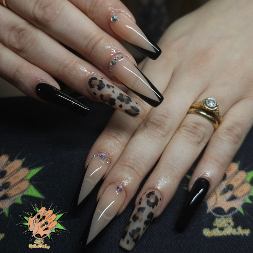 Apres Gel-X (Medium Long to Long) at 425 Nail Bar & Pedicure Lounge in Richmond, VA