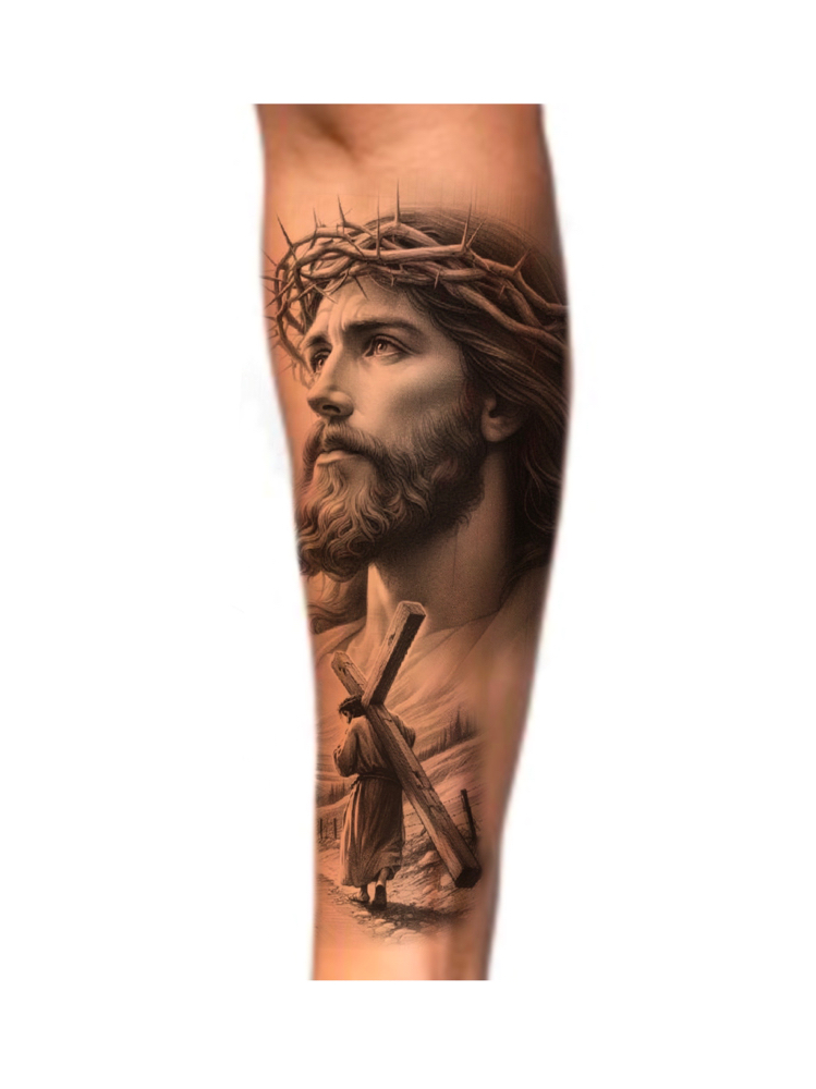 Jesus On Forearm