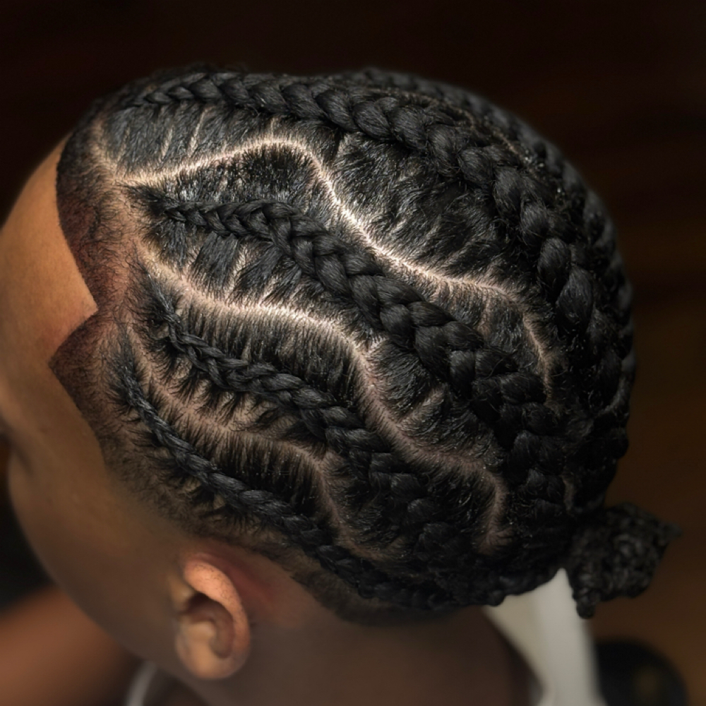 Braids/Twists For Men at NuAura Rose Beautanicals in Birmingham, AL