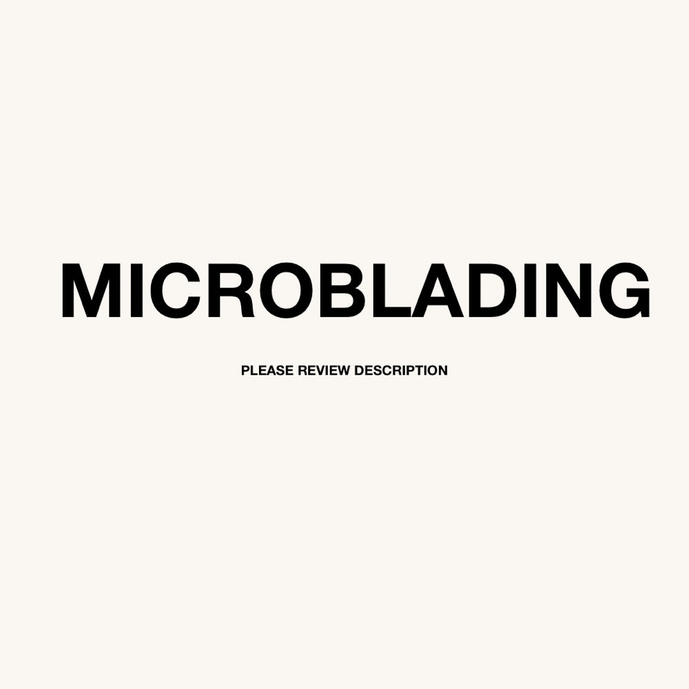 MICROBLADING