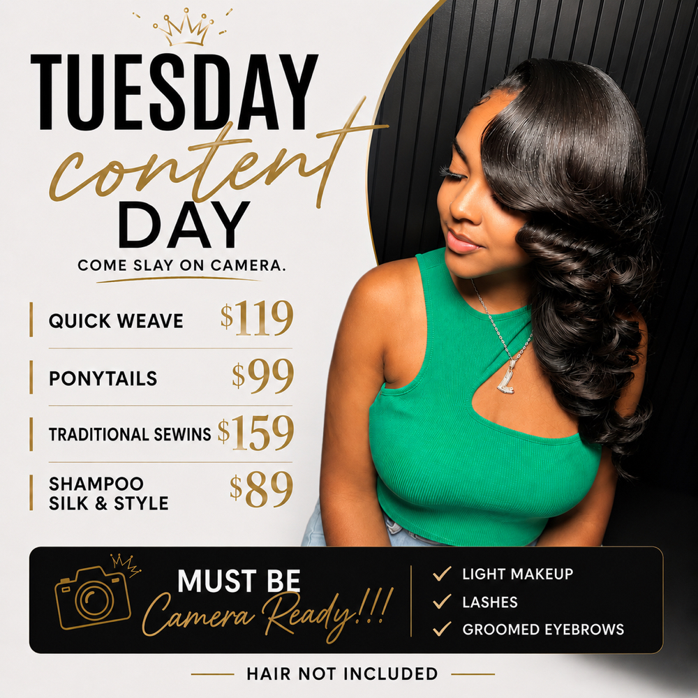 Content Day Tuesday at Volumez Hair Salon in Canton, MI