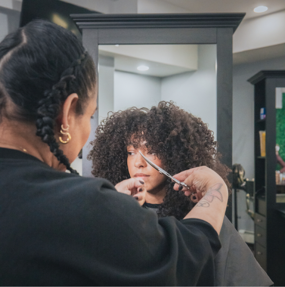 Express Cut/ NO STYLING at Curl Up & Dye NYC Precision cuts. Intentional color. Elevated curls. in New York, NY