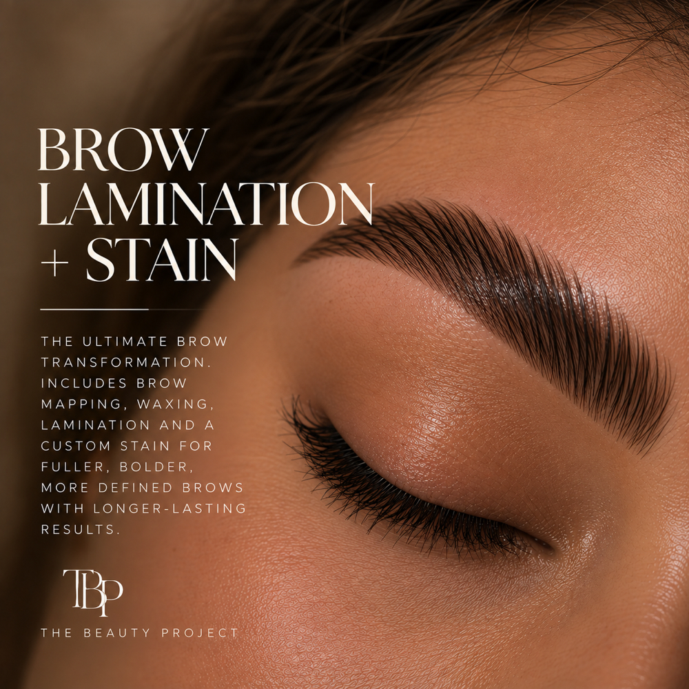 Brow Lamination+ Stain at The beauty project LLC in San Antonio, Texas, TX