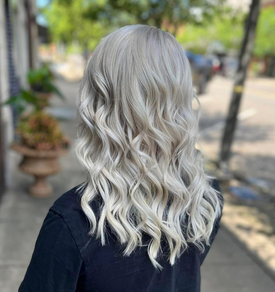 Bleach Root Touch Up + Toner