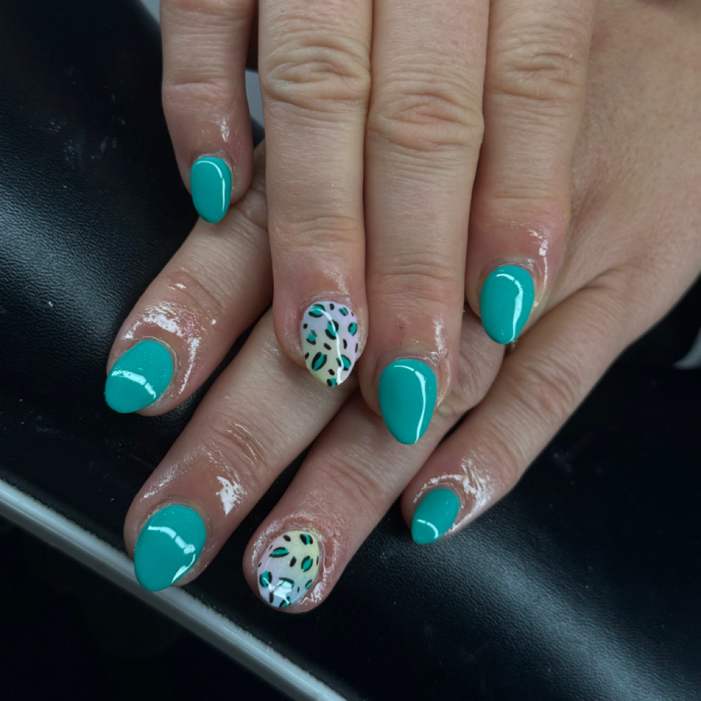 Gel Manicure + Design at Brewed Beauty Nail Bar in Brooklyn, IA