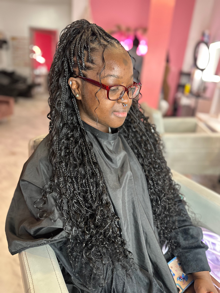 Boho Knotless Braids