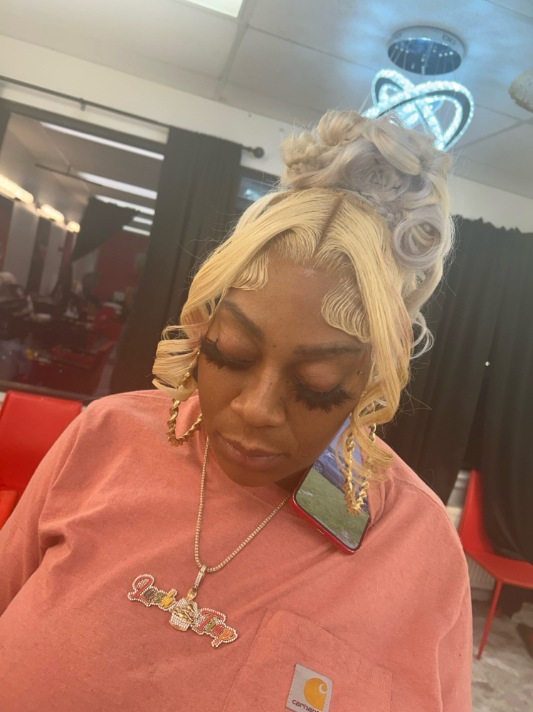 Double Frontal Ponytail at Elegant Hair Palace in Rochester, NY