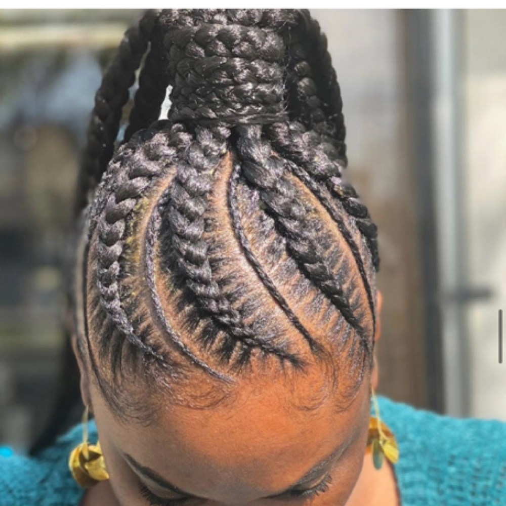 Pony Tail Cornrow at Luxury By Fatima in Atlanta, GA