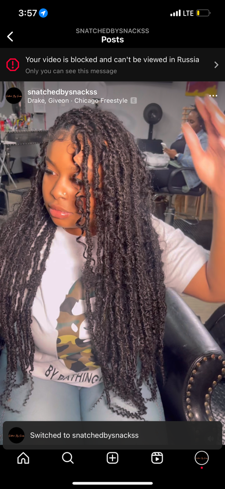 Gypsy Locs at Snatchedbysnackss in Charlotte, NC