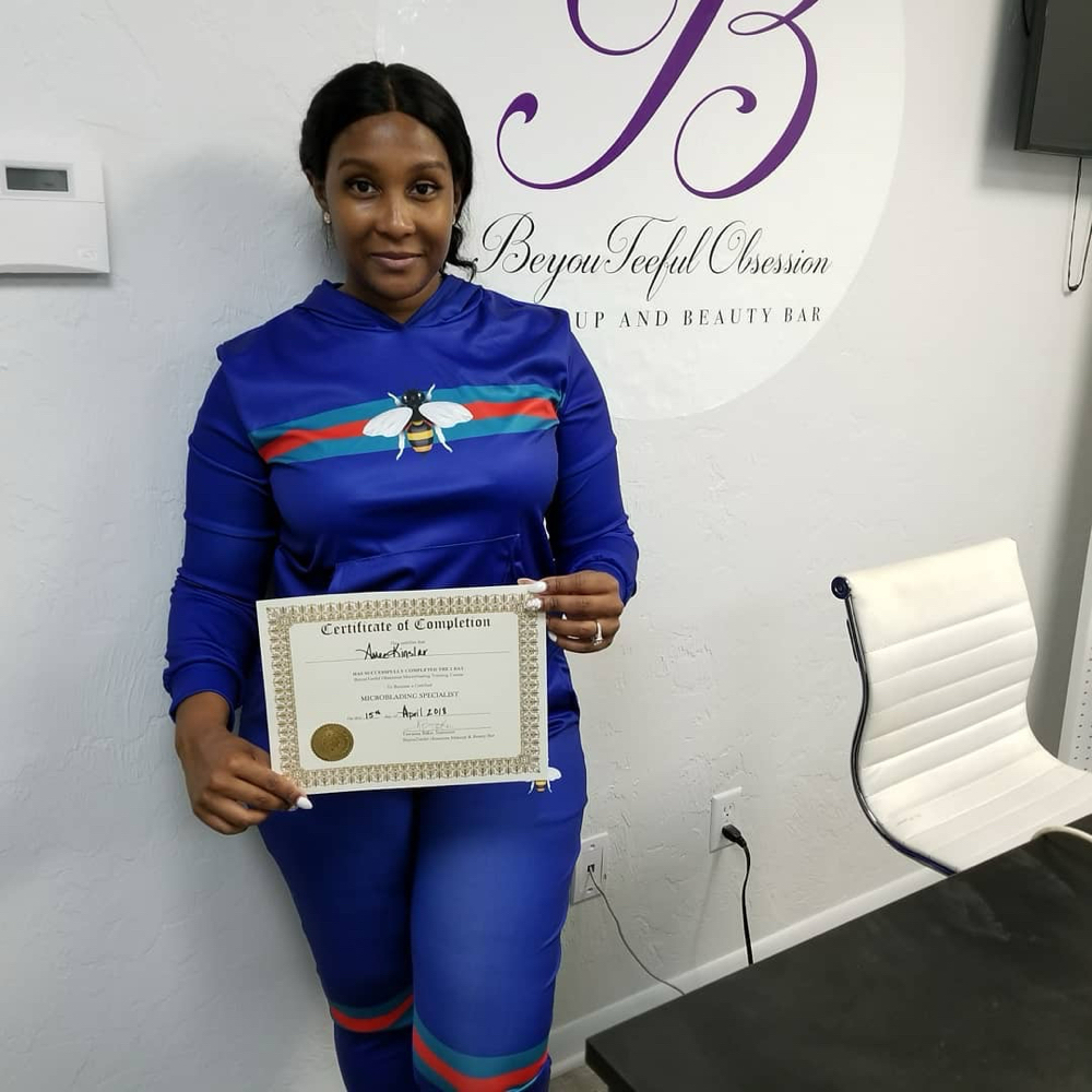 Brow Tint Certification Course at Beyouteeful Obsession Makeup & Beauty Bar in Tuscaloosa, AL